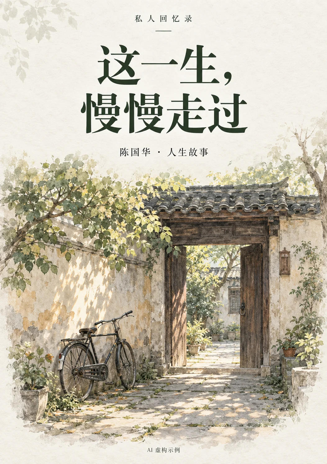 这一生，慢慢走过，陈国华人生故事封面